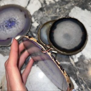 ANITA KO. 18-karat rose gold sapphire ear cuff.